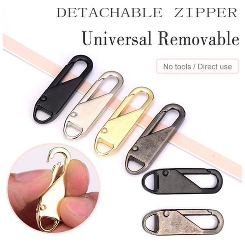 5Pc Zipper Slider Puller Instant Zipper Replacement for Broken