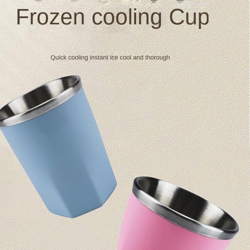 Ice Maker Slushy Cup Frozen Squeeze Cooler Mug 150mL Spill-proof Smoothie  Cup for Summer Ice