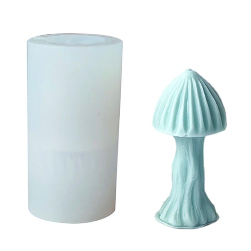 Mushroom Silicone Mold Set 3D Candle Molds Epoxy Resin Casting Mould for  Candle