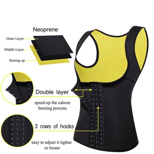 Seamless Men Body Shaper Vest Waist Trainer Double Belt Sweat