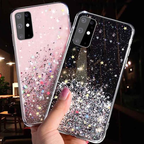 Glitter Phone Case for samsung galaxy NOTE 10 Lite Silicone Soft Case Full  Cover for Samsung