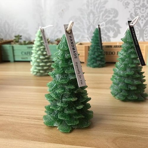 Cheap Silicone 3D Christmas Tree Craft Baking Tools Fandant Christmas Cake  Mold Bakeware Soap Mould