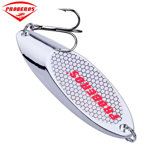 1Pc 4cm/7g Metal Fishing Lure Spoon Sequins Spinner Lure Sea lake