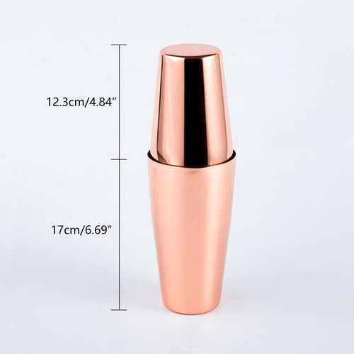 1pc 500ml Shaker Cup Bar Cocktail Shaker Milk Tea Mixing Cup