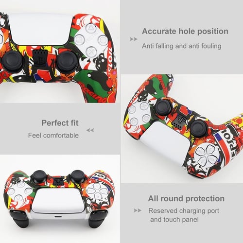  Protective Case for Playstation Portal Remote Player - Soft  Silicone Protective Skin Cover with Thumb Joystick Caps Game Accessories  Kit for PS5 Portal 2023 : Video Games