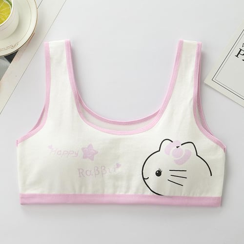 Anime Series Kitty Young Girl Vest Bra Puberty Pure Cotton Student