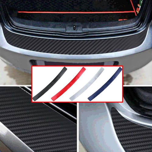 Universal Trunk Door Sill Plate Protector Car Rear Bumper Protector Sticker  Rubber Double-Sided Mouldings Pad Trim Cover - buy Universal Trunk Door