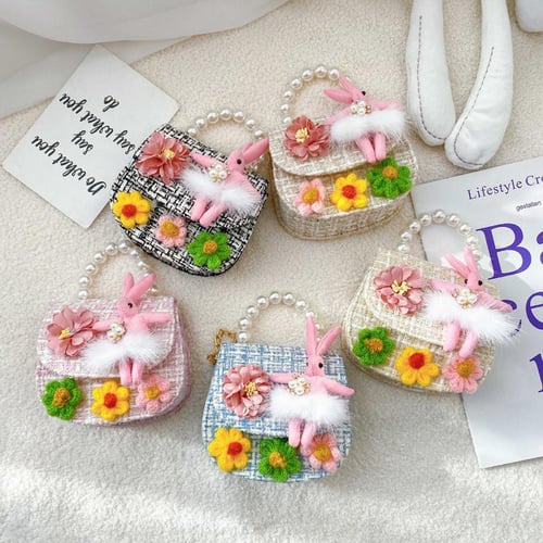 Cute Little Shoulder Bags for Children Cartoon Carrot Baby Girls Mini  Messenger Bag Lovely Boys Kids Small Handbags Coin Purse