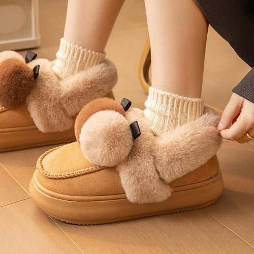 women's fleece lined moccasin slippers