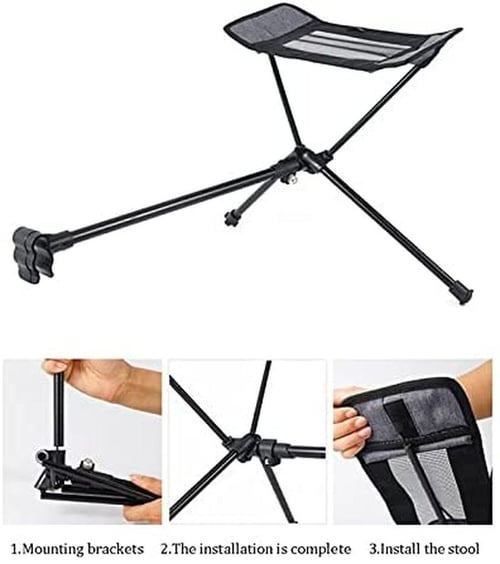 Universal Camping Chair Foot Rest, Portable Foldable Foot Rest, Outdoor  Telescopic Stool Recliner Foot Rest Cushion For Hiking Fishing Beach