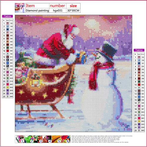 5D Santa Claus Diamond Painting, Full Drill Christmas Diamond Painting for  Adults and Kids,Round Gem Art Perfect for Relaxation and Home Wall Decor