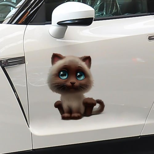 Kawaii Cats Sunday Cats Chibi Cats Meme sticker vinyl decal car bumper  sticker