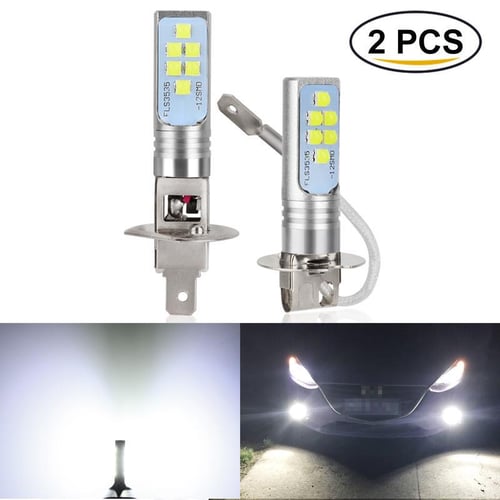 2pcs H1 H3 5050 13 SMD DC12V LED 160LM 6500K-8000K Car Headlights Fog Lamps  Auto Bulbs Lamp Fog Lights White Bulbs Car Styling - AliExpress