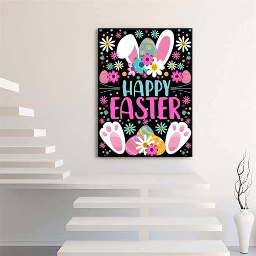 5D Diy Diamond Painting Easter Bunny Cross Stitch Set Full Diamond  Embroidery Mosaic Art Picture of Rhinestones Decor Gift - buy 5D Diy Diamond  Painting Easter Bunny Cross Stitch Set Full Diamond