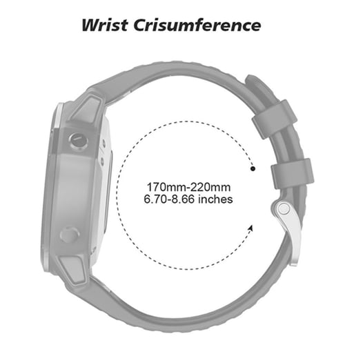 26 22mm Quick Fit Watchbands For Garmin Fenix 6X 7X 6X Pro 5X 3HR Silicone  Easyfit