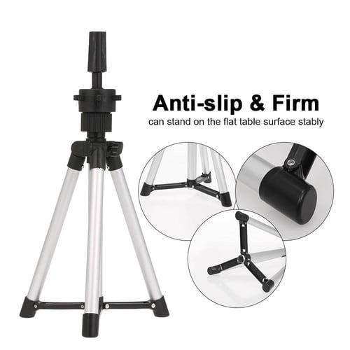 Mini Tripod Stand Metal Block Head Tripod Cosmetology Training