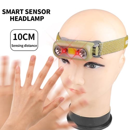 USB Charging Powerful Sensor Headlamp Fishing Camping Head