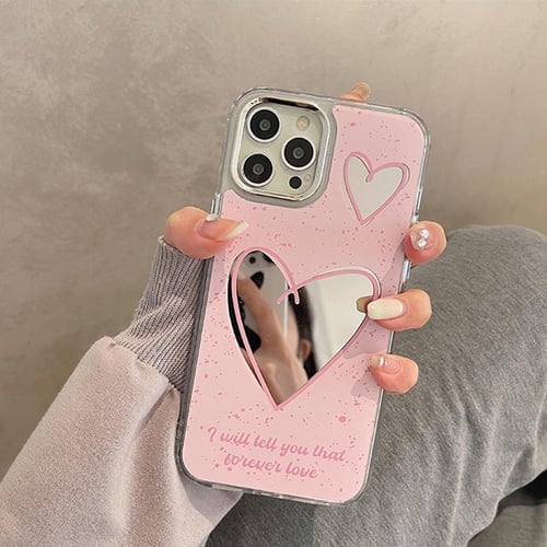 Luxury Cute Transparent Star Love Heart Soft Phone Case For Iphone