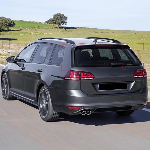 Carbon Fiber Gloss Black Rear Roof Spoiler Wing for Volkswagen
