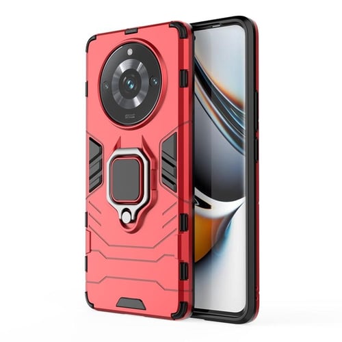 Cheap KEYSION Luxury Retro Leather Case for Realme 11 Pro 5G Soft  Silicone+PC Shockproof Phone Back Cover for OPPO Realme 11 Pro+ Plus