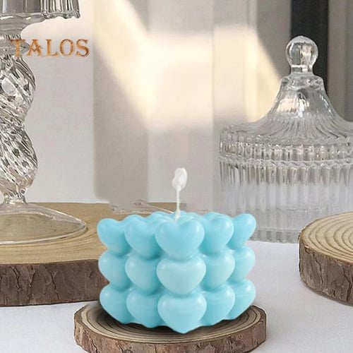 Cake Molds Love Heart Soap Mould 3D Candle Mold Silicone Mold for Candle  Making