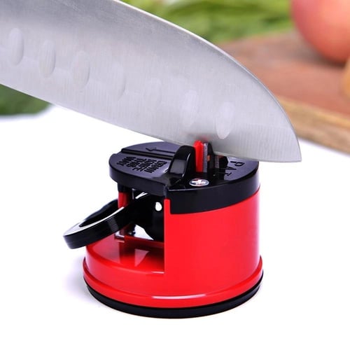 1Pc Black/Red Stainless Steel Kitchen Facilitative Sharpener Tool Angle  Adjustable Five In One Knife Sharpener