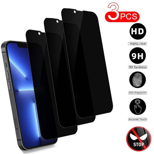 3PCS Tempered Glass for iPhone 15 14 13 12 11 Pro Max Mini Screen