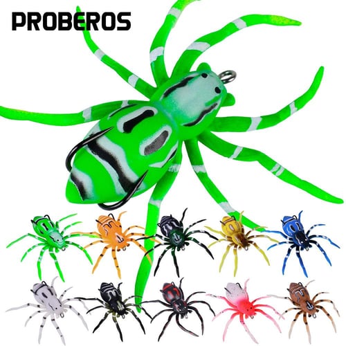 Floating Spider Lure 7.5cm 7g Garden Spider Bait Biomimetic Bait  Crossmouthed Perch False Bait Thunderfrog Fishing Gear - buy Floating  Spider Lure