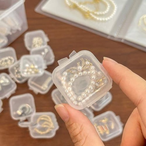 84/160/288 Grid Transparent Jewelry Storage Book Self Sealing Jewelry  Storage bag for Ring Necklace Photo Jewelry Card Organizer - AliExpress