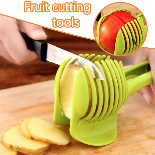 1/2Pcs Banana Slicer Fruit Knife Veggie Cucumber Cutter Kitchen Gadget Bar  Tools
