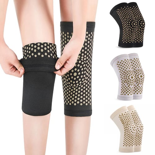 Self Heating Magnetic Knee Brace Support Pad Therapy Thermal Arthritis  Protector