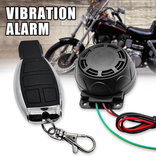 Loud 113dB Wireless Anti-Theft Vibration Motorcycle Bike Alarm