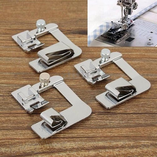 3PCS Rolled Hem Presser Foot Set , 3 mm, 4 mm, 6 mm Hemming Foot Kit for Sewing  Rolled Hemmer Presser Foot for , Brother, Janome, Home Multifunctional Sewing  Machine