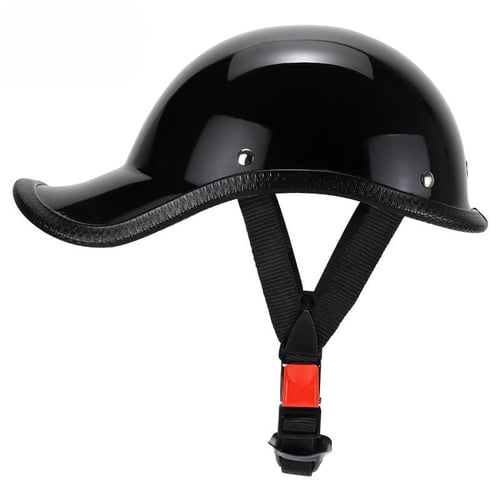 Open Face Motorcycle Helmets Open Face Biker Skull Cap Helmets Retro  Baseball Cap Half-helmets For Motorbike Cruiser Chopper