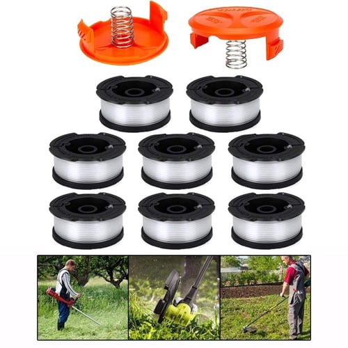 10pcs/1set AF-100 Line Spool + Spring Cap fit for Black & Decker