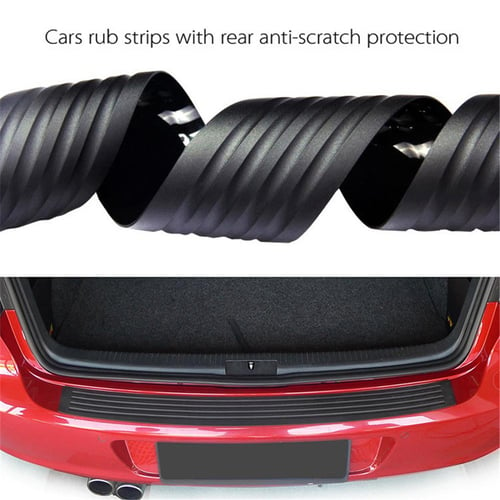 Car Auto Rear Bumper Sill Protector Plate Rubber Cover Guard Pad Moulding  Trim - buy Car Auto Rear Bumper Sill Protector Plate Rubber Cover Guard Pad