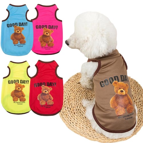 Pet Puppy Summer Shirt Hawaiian Style Small Dog Cat Pet Clothes Vest T  Shirt Beach Style for Puppy Chihuahua Ropa Perro Pug