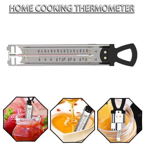 Stainless Steel Kitchen Craft Cooking Thermometer For Sugar Candy Liquid  Frying