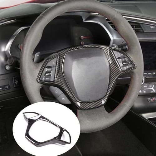carbon fiber car steering wheel sticker