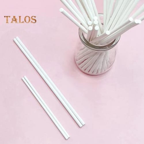 100Pcs Cake Pops Sticks Wide Application Candy Making White Color