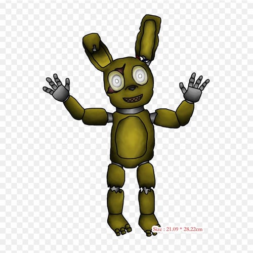 Compre Golden Nightmare Foxy Five Nights At Freddy'S 4 Fnaf W Ferro em  transferência de calor para impressão de adesivos de vinil para roupas  Apliques DIY Patches laváveis