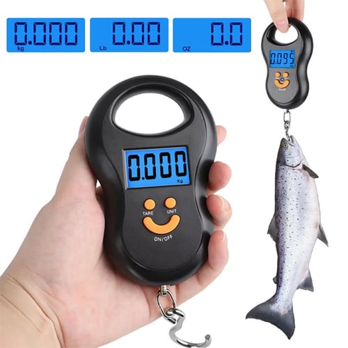Portable Fishing Scale 110lb/50kg Weight Capacity Digital Hanging Hook  Scale With Backlit LCD - buy Portable Fishing Scale 110lb/50kg Weight  Capacity Digital Hanging Hook Scale With Backlit LCD: prices, reviews