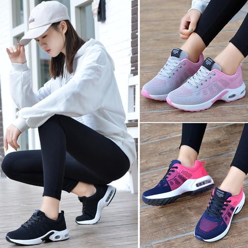 Women Running Shoes Breathable Casual Shoes Outdoor Light Weight