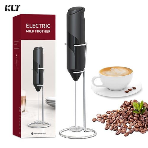 KLT Electric Milk Frother Handheld Mixer Milk Coffee Mixer Foamer Maker  Portable Blender Kitchen Whisk Tool - buy KLT Electric Milk Frother  Handheld Mixer Milk Coffee Mixer Foamer Maker Portable Blender Kitchen