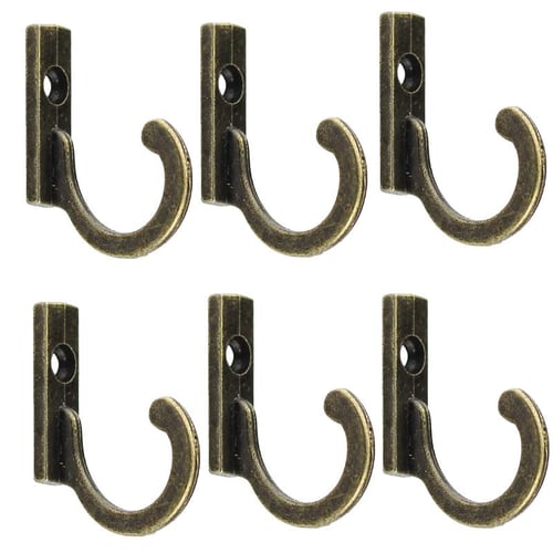 5PCS Single Prong Hook Mini Size Wall Mounted Retro Cloth Hanger for Coats  Hats Towels Keys - buy 5PCS Single Prong Hook Mini Size Wall Mounted Retro Cloth  Hanger for Coats Hats