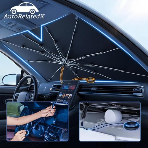 Car Windshield Sunshade Umbrella Front Window Sun Shade Foldable Parasol  For Vehicle Cooling Seat Heat - buy Car Windshield Sunshade Umbrella Front  Window Sun Shade Foldable Parasol For Vehicle Cooling Seat Heat
