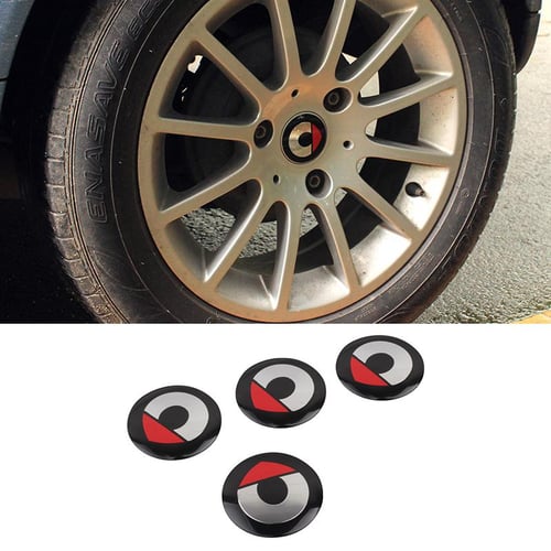 4PC 56+60mm Car Styling Wheel Hub Center Caps Rim Cover Badge Emblem  Stickers For Smart 451 Smart 453 Fortwo Forfour Accessories - AliExpress
