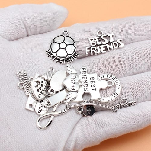 Charms Accessories For Jewelry Friendship Best Friend Jewelry Pendants New  In 18pcs/set - buy Charms Accessories For Jewelry Friendship Best Friend  Jewelry Pendants New In 18pcs/set: prices, reviews