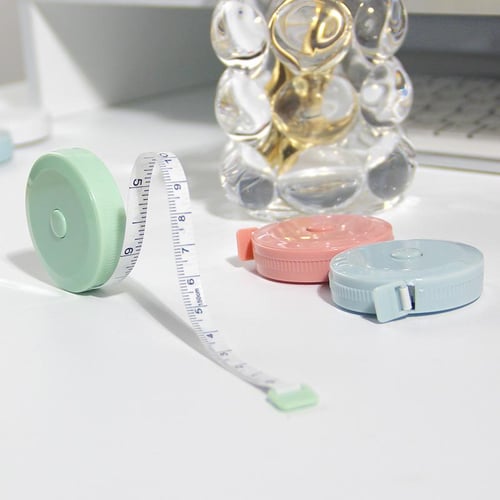 Mini Portable Retractable Ruler Tape Measure,Centimeter Inch Roll