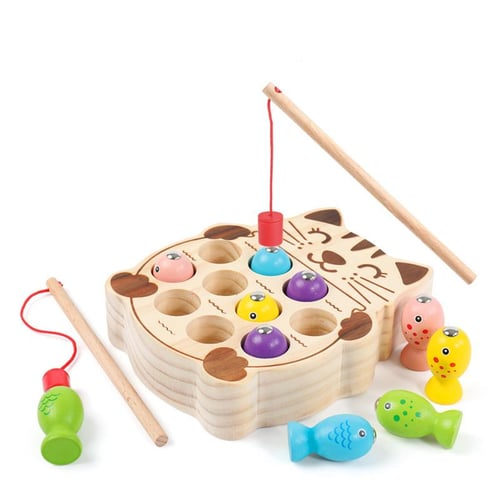 Magnetic Fishing Game Wooden Letters Cognition Fishing Game Toy - China Wooden  Toy and Magnetic Toy price